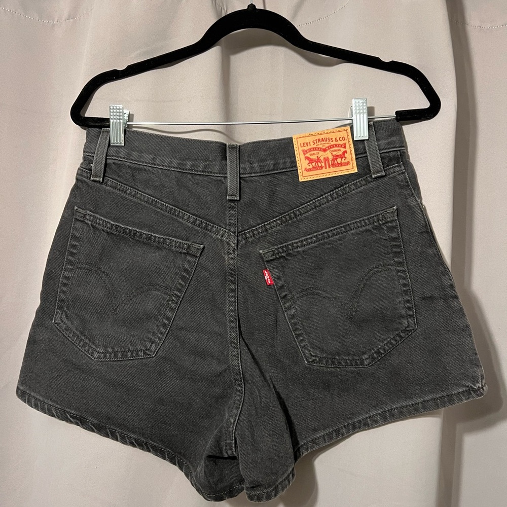 Levi's Women's Charcoal Jean Shorts